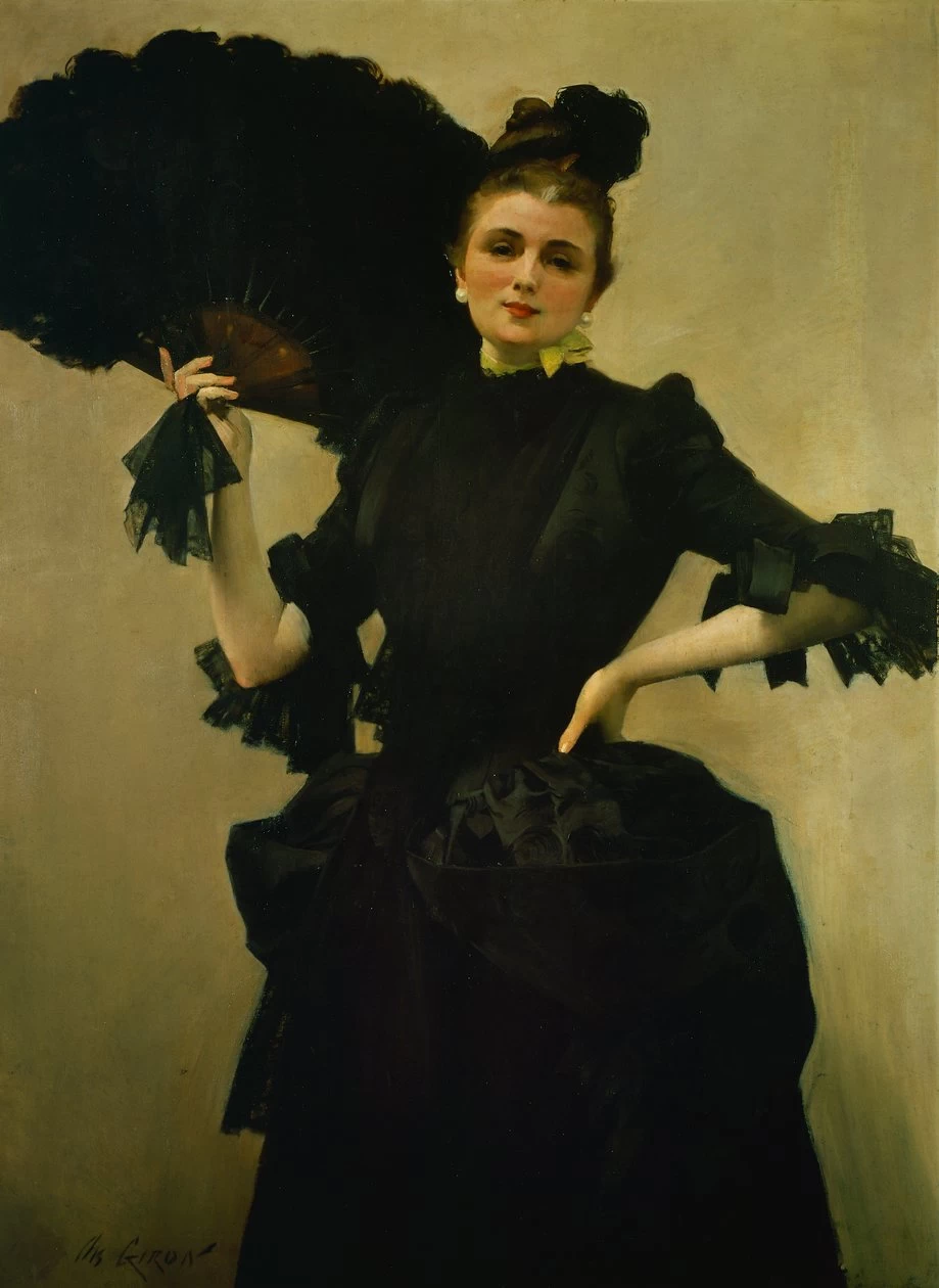 Charles Giron - Ritratto di Madam Closmenil